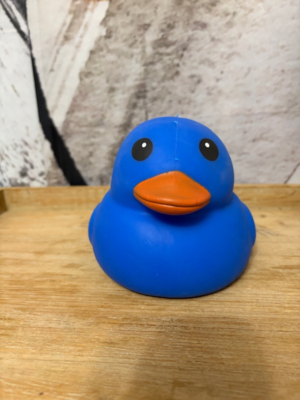 Sunny Days Jumbo Squeezy Duck – Blue Squishy Stress Relief Toy – New